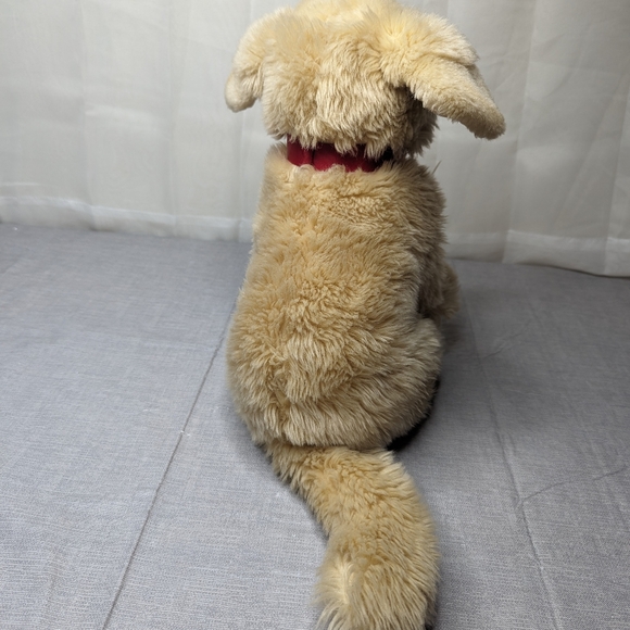 2015 FAO Schwarz Toys R Us Golden Retriever Dog Sitting Plush Toy Medium 12” - Picture 8 of 16